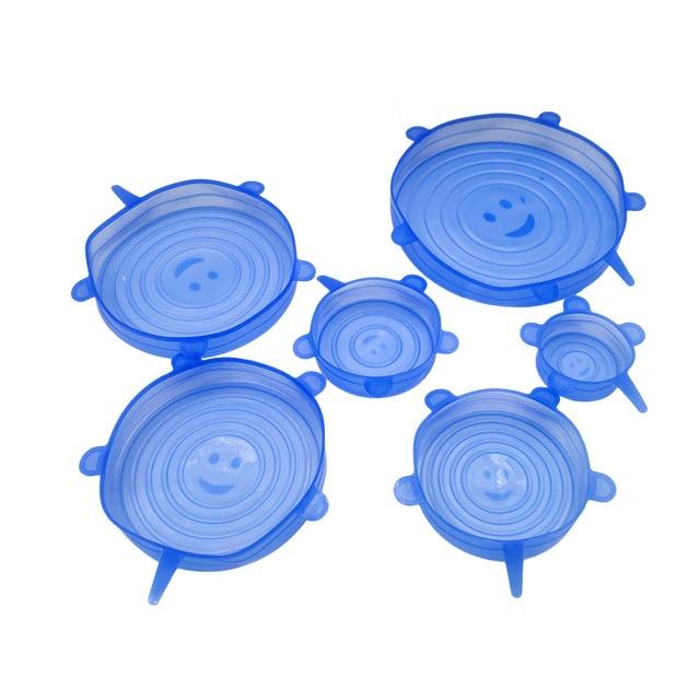 EcoLid - 6 Silikon Reusable Stretch Covers | Skanto