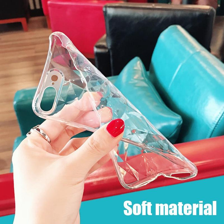 3D Diamant Form Mobiltelefon Deksel | Skanto