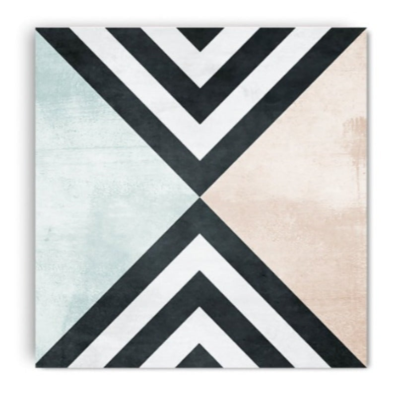 Abstract Geometric Wall Art Prints Vintage Poster - Canvas Wall Art Painting | Skanto