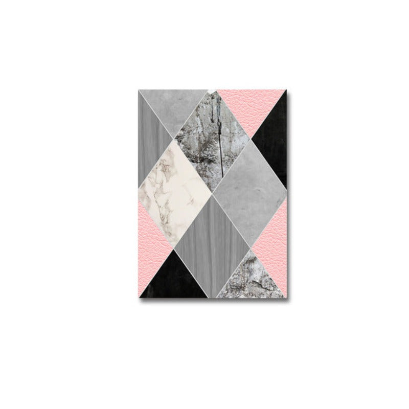 Abstract Geometric Wall Art Prints Vintage Poster - Canvas Wall Art Painting | Skanto