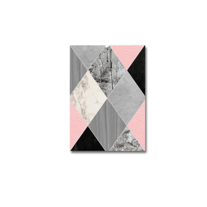 Abstract Geometric Wall Art Prints Vintage Poster - Canvas Wall Art Painting | Skanto