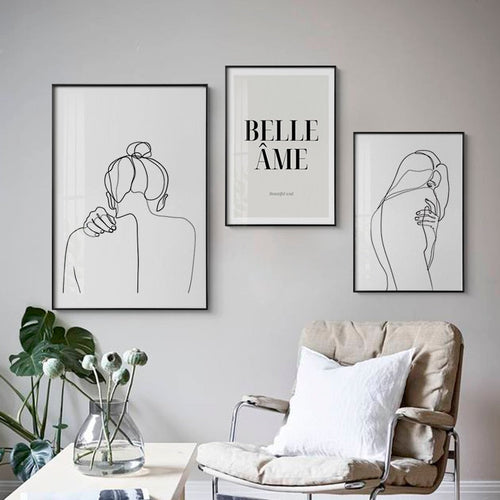 Beautiful Soul - Lerret Veggkunstmaleri | Skanto