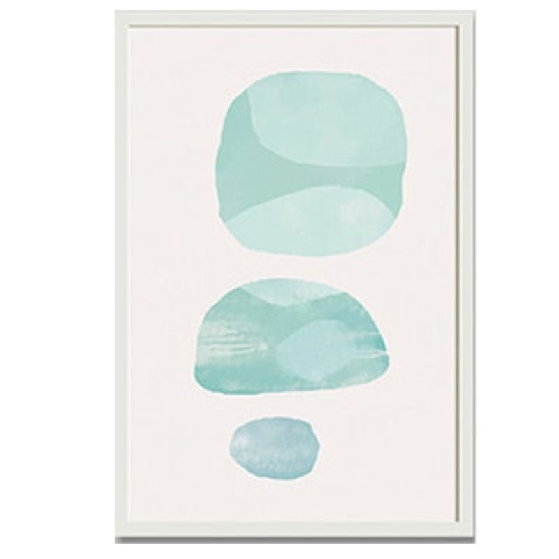 Abstract Akvarell Multi Pink Prinsesse - Lerret Veggkunst Maleri | Skanto