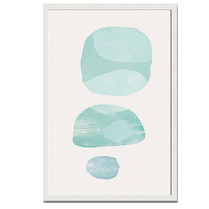 Abstract Akvarell Multi Pink Prinsesse - Lerret Veggkunst Maleri | Skanto