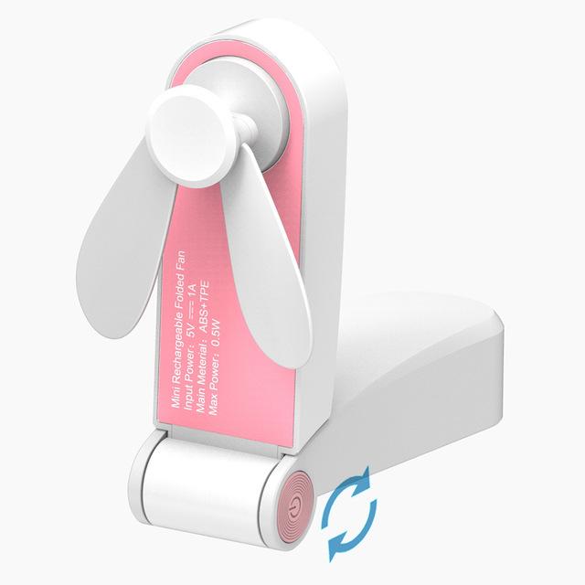 FanMe - USB Oppladbar Bærbar Mini Vifte | Skanto