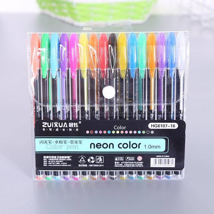 Glitzerly Glitter Gel Penner Set | Skanto