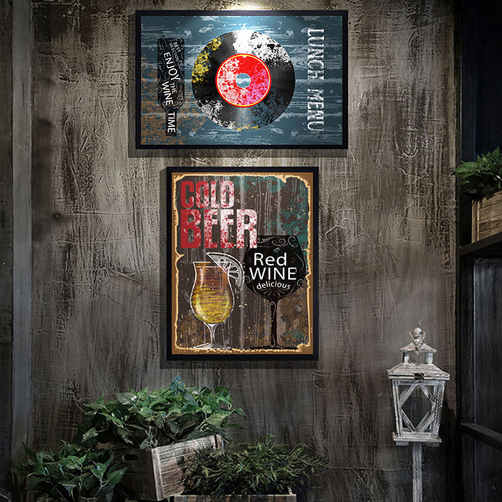 Vinplakat – lerretsbilde