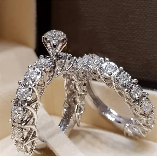 Elegant forlovelses- og giftering-sett | Skanto
