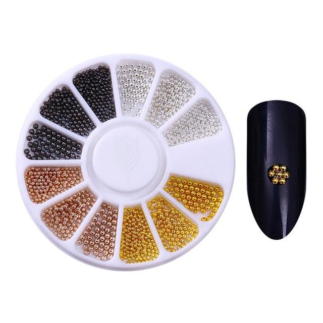 Rhinestone Nail Art Beads | Skanto