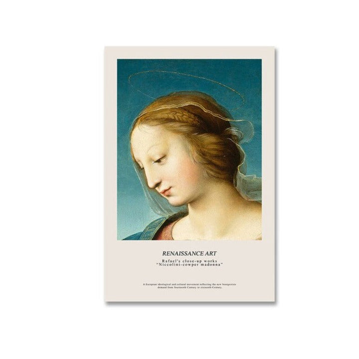 Europeisk vintage renessanse - lerret veggkunst maleri