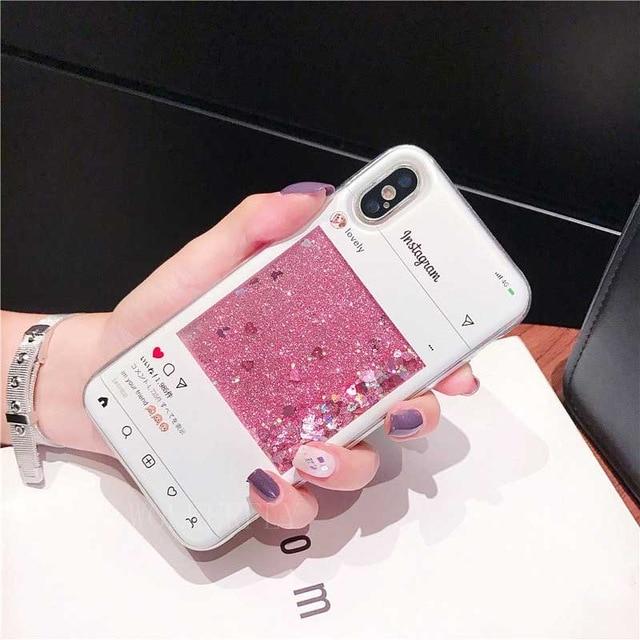 Pretty in Pink Sparkle Phone Case | Skanto
