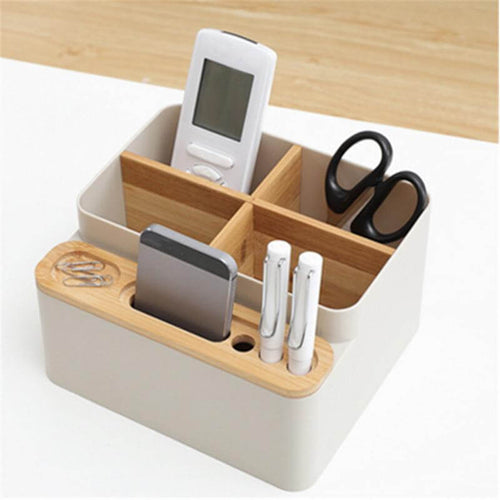 Multi-funksjonell 4 Grid Desktop Organizer | Skanto