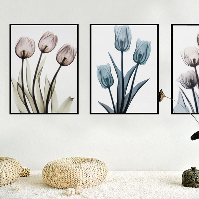 Moderne europeisk tulipan – lerretbilde