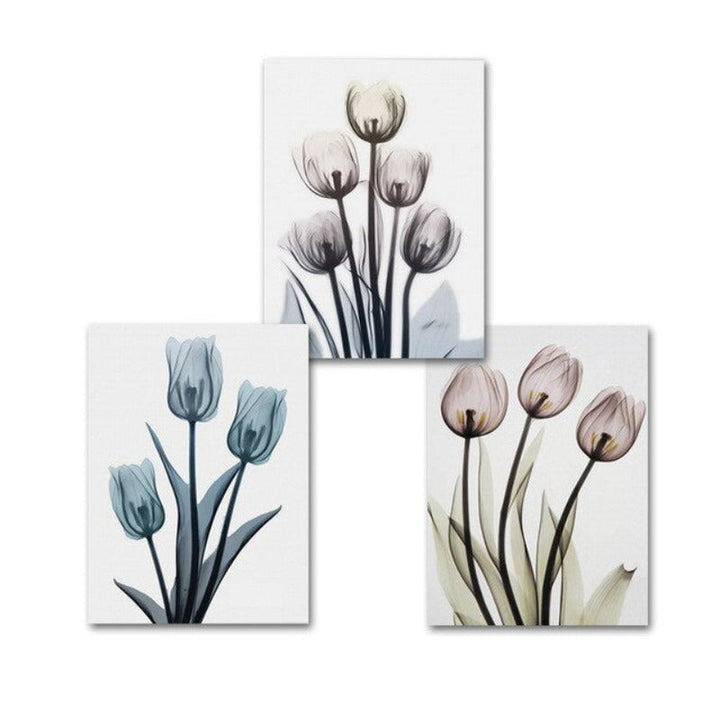 Moderne europeisk tulipan – lerretbilde
