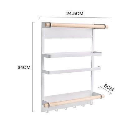 Magnetisk Smart Kjøkkenhylle Organizer