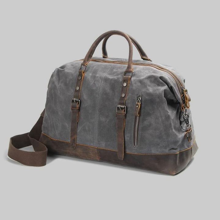 Skanto | Valour Canvas & Leather Reise Duffle Bag – 35L