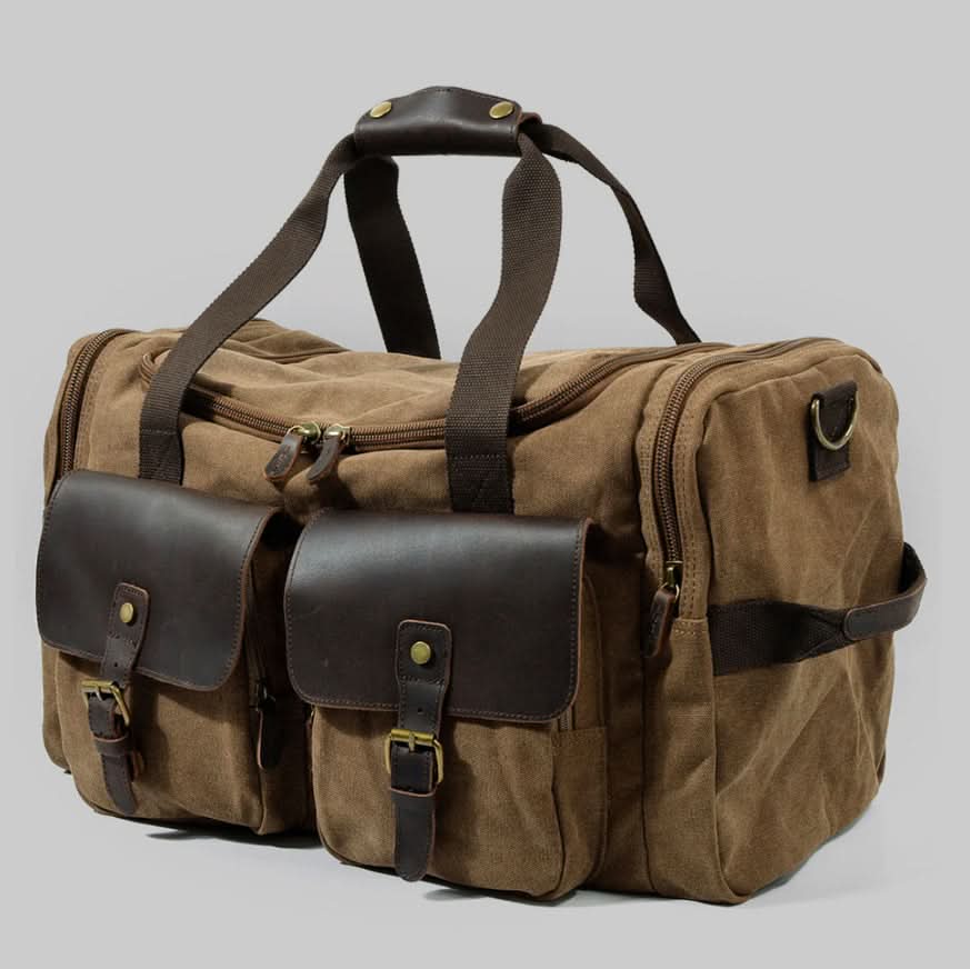 Skanto | Vanguard Voksduker & Lær Reise Duffle – 36,5L