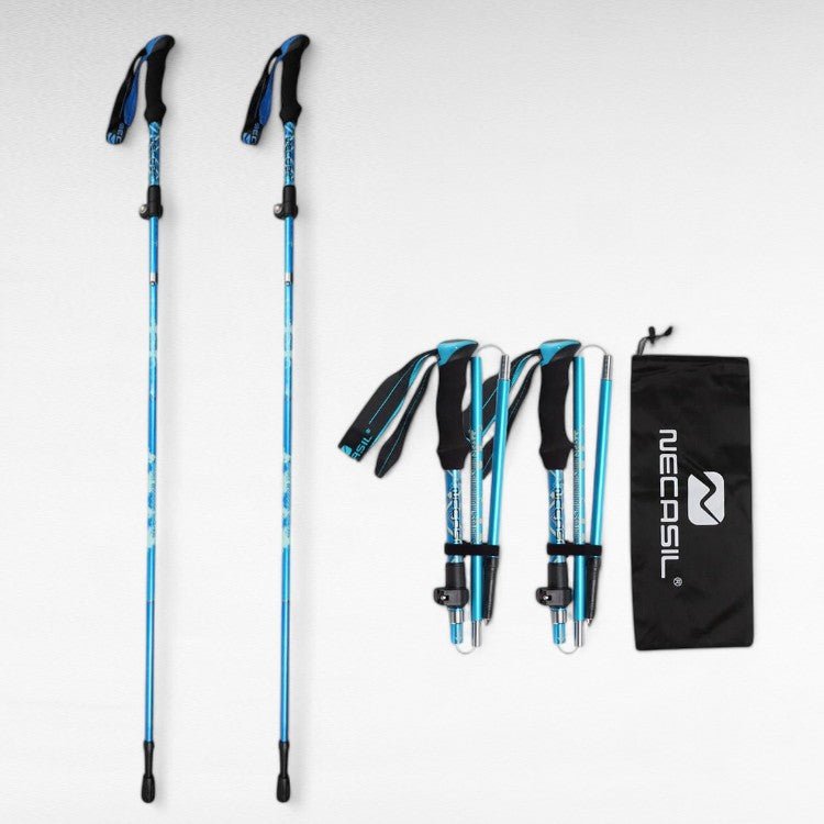 Skanto | Ergonomiske Turstaver | Ultralett, Justerbare & Anti-Sklis Griff for Fotturer, Turer & Ryggsekk Eventyr