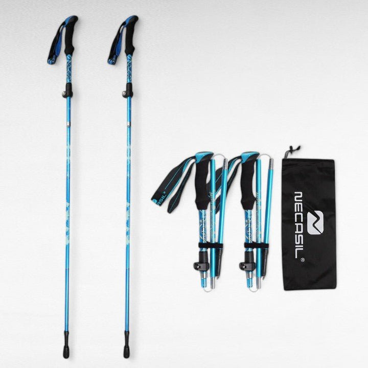 Skanto | Ergonomiske Turstaver | Ultralett, Justerbare & Anti-Sklis Griff for Fotturer, Turer & Ryggsekk Eventyr