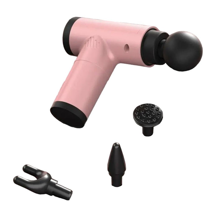 Skanto | PulsePro Mini – Kompakt Fascia Gun med 6 hastighetsnivåer og 4 massasjehoder