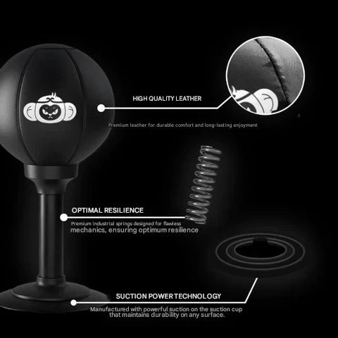 Skanto | Punching Ball med Kraftig Sugebase - PowerStrike