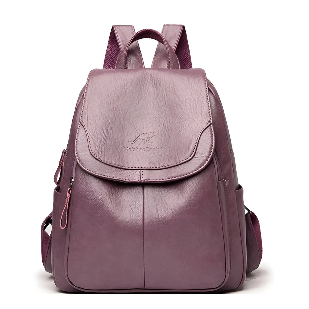 Skanto | Vintage Leather Women's Backpack - Isabella