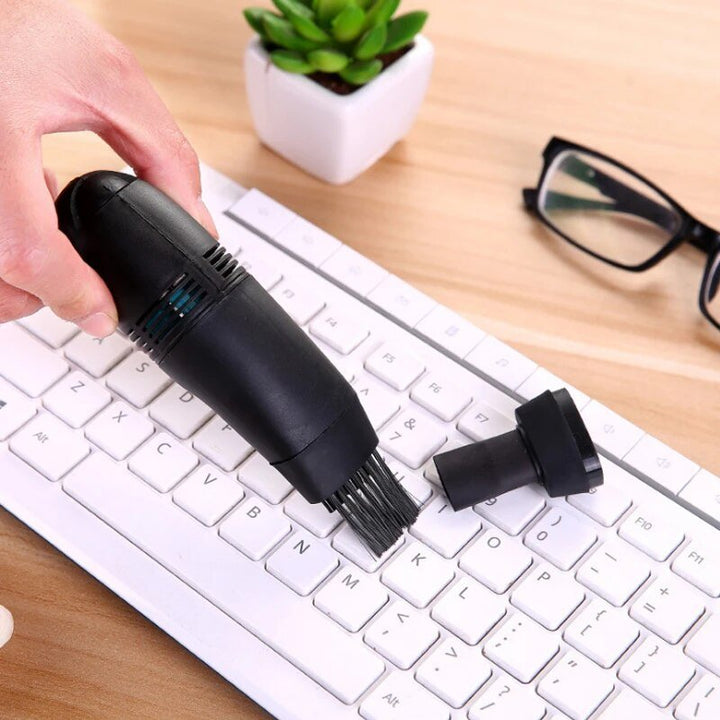MiniVac - Effektiv Rensing - Tastaturbeskyttelse - Støvbeskyttelse ! | Skanto