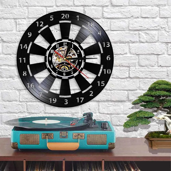 Skanto | DartTime - Elegant Vinyl Klokke