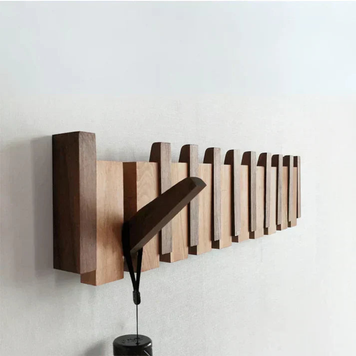 Skanto | HarmonyCoat Piano Wood Klesstativ – Dekorative Kroker for Hall og Stue