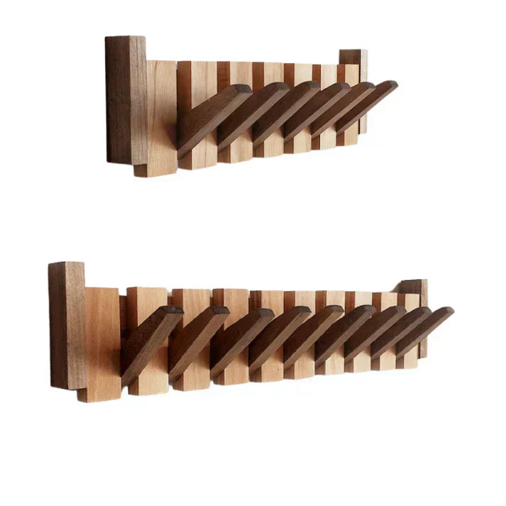 Skanto | HarmonyCoat Piano Wood Klesstativ – Dekorative Kroker for Hall og Stue