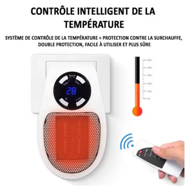 Skanto | Ultra-kompakt keramisk varmeovn HeatCompact