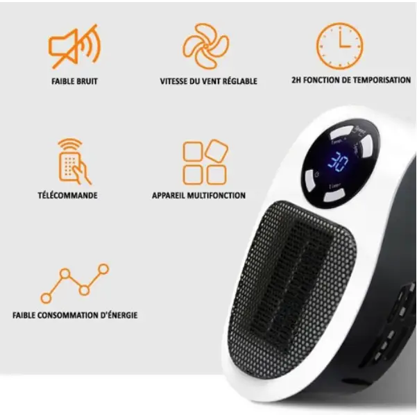 Skanto | Ultra-kompakt keramisk varmeovn HeatCompact