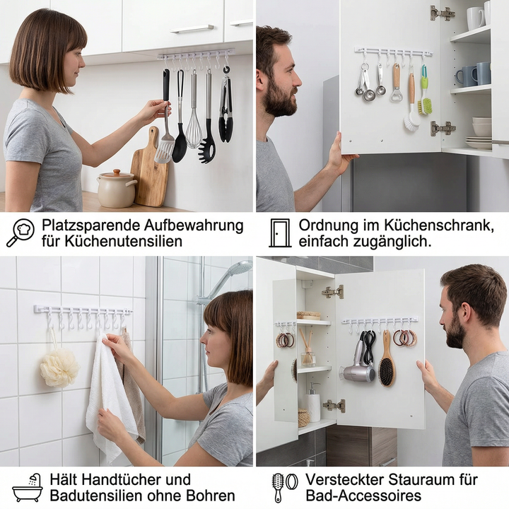 Selvklippende kroklist kjøkken & bad (2 stk.) | Skanto