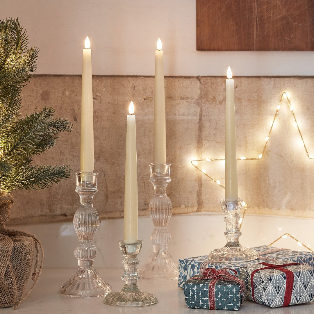 Skanto | LED Voks Flammende Stearinlys Sett