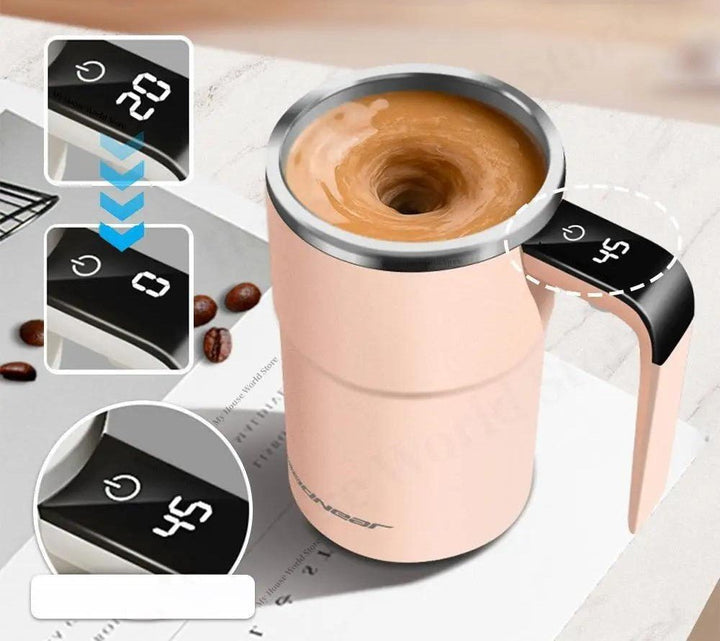 Skanto | Kaffe kopp med selv-røring og temperaturdisplay