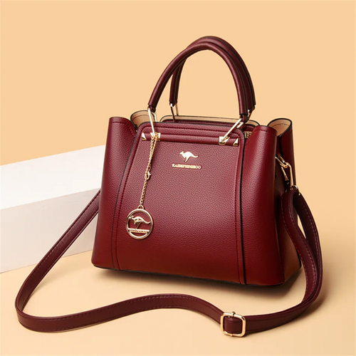 Skanto | Vivian Luksuriøs Skulderveske – Elegant PU Skinn Håndveske med Crossbody Stropp