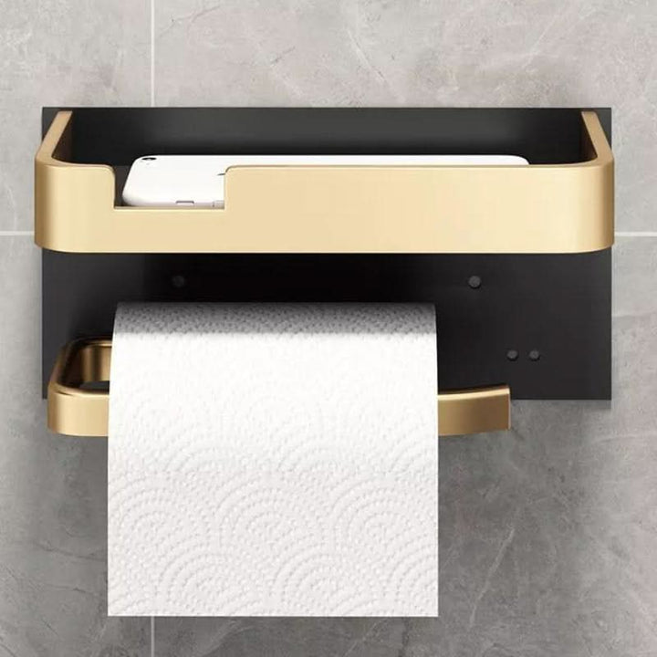 Skanto | Moderne Veggmontert Toalettpapirholder – Metallfinish