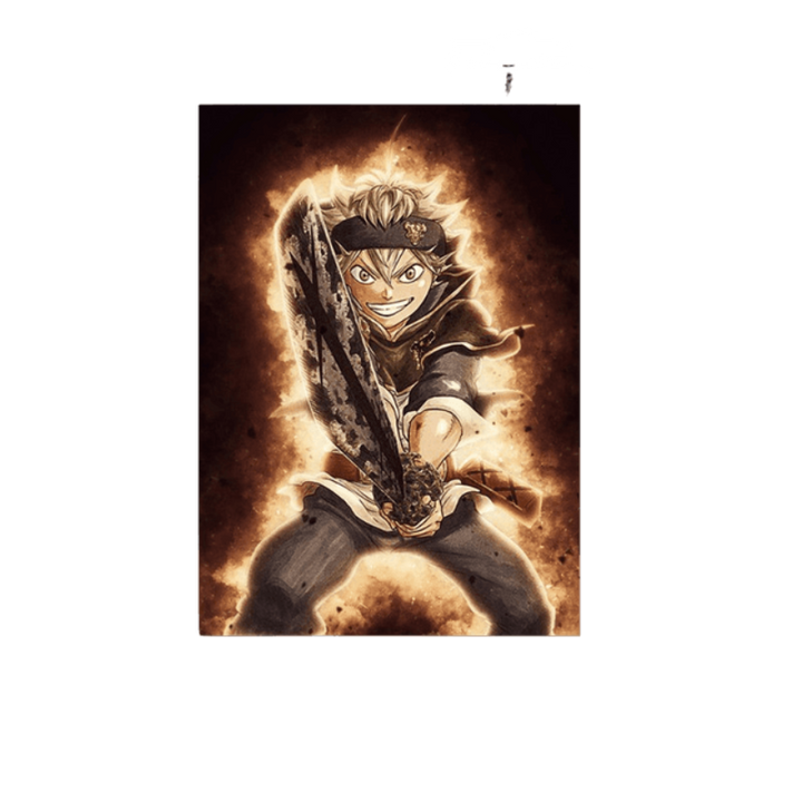 Anime Fighter - Lærret Veggkunst Maleri | Skanto
