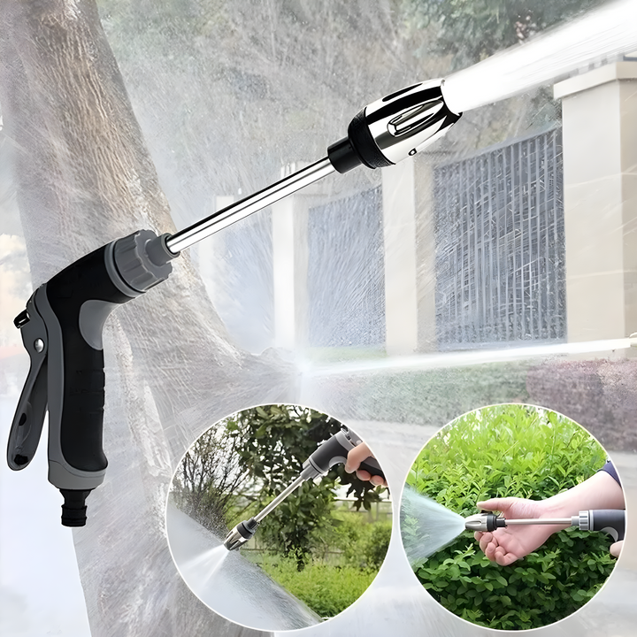 Skanto | AquaBlitz Høytrykk Spraypistol – Universell Slangefesting for Kraftig Rengjøring
