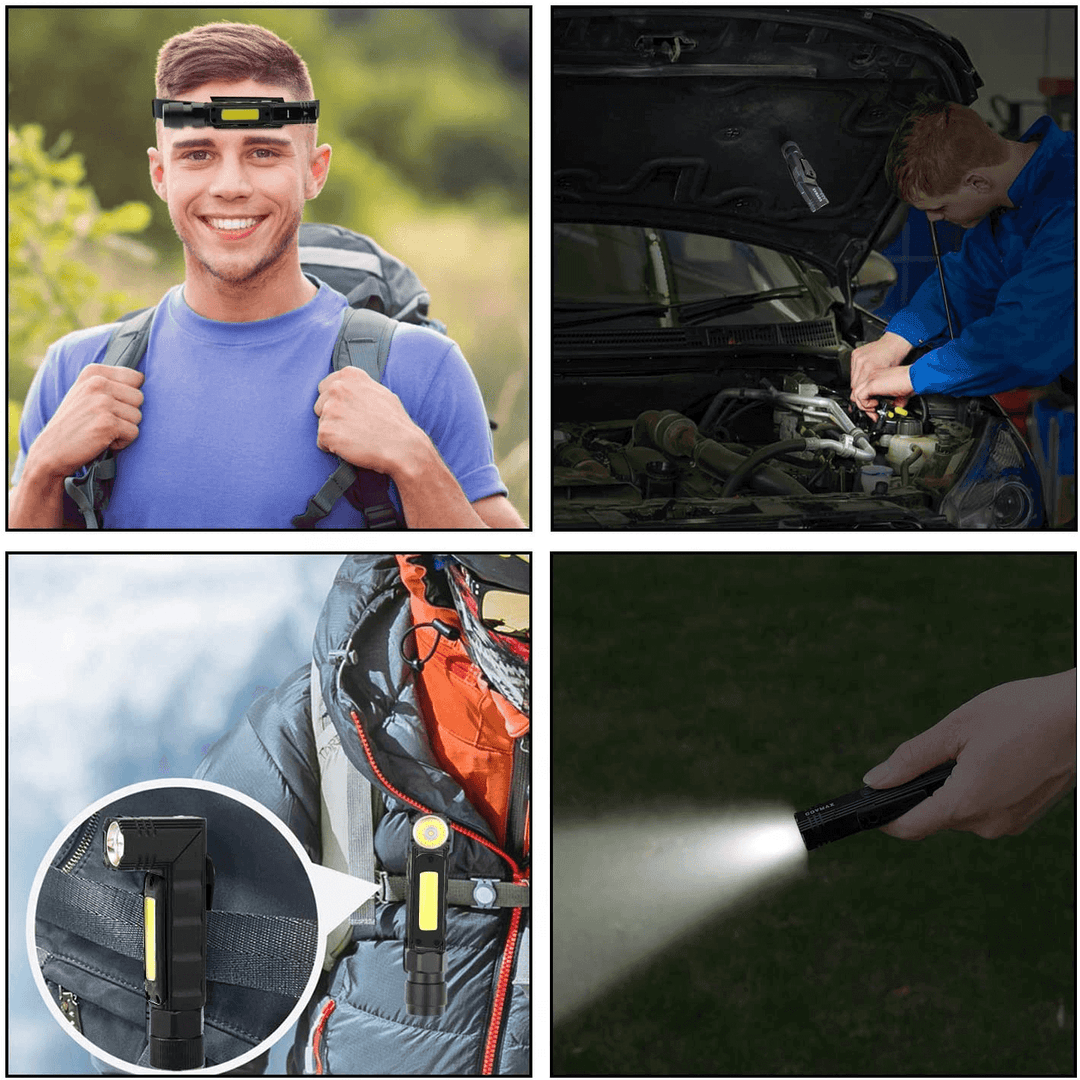 Oppladbar magnetisk justerbar campinglykta | Skanto