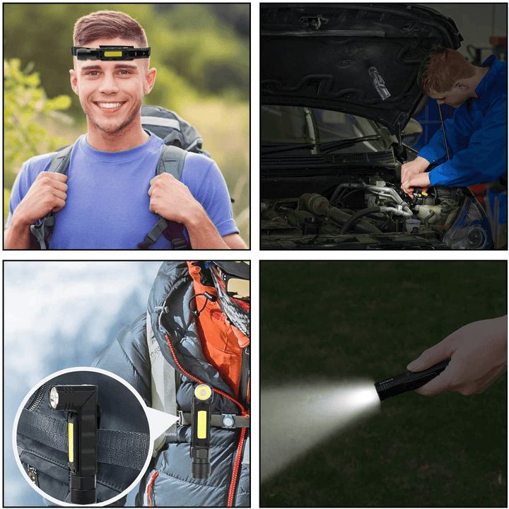 Oppladbar magnetisk justerbar campinglykta | Skanto