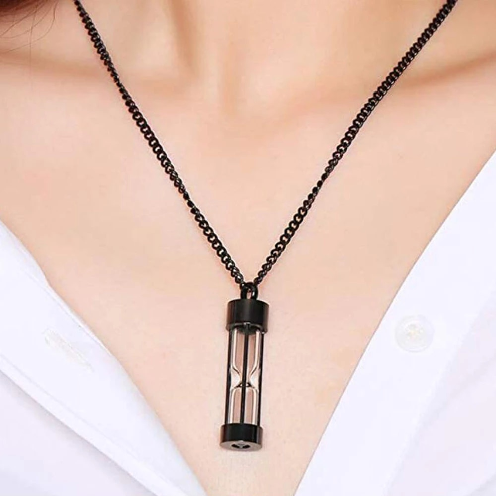 Skanto | Minne Timeglass Glass Necklace