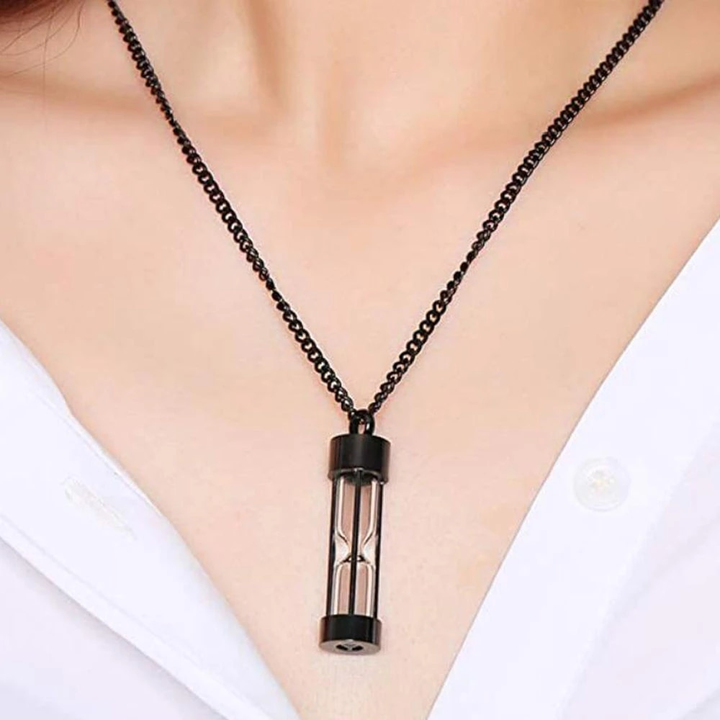 Skanto | Minne Timeglass Glass Necklace