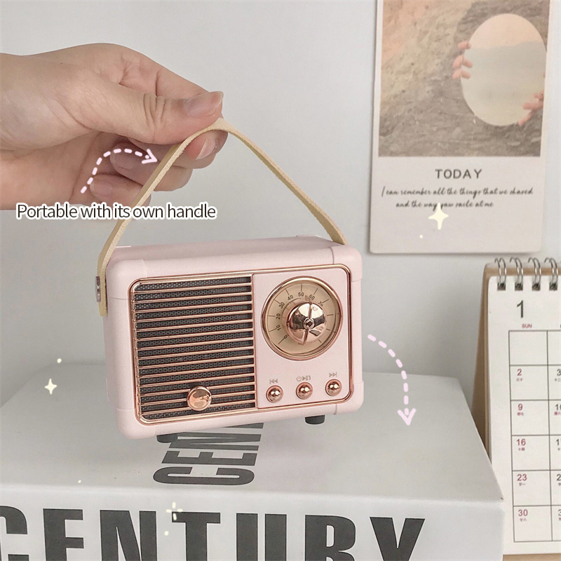 Skanto | Mini Retro Radio Bluetooth Høyttaler