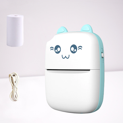 Mini Cat Thermal Skantouetooth Label Printer | Skanto