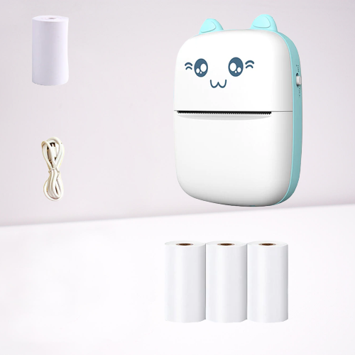 Mini Cat Termisk Skantouetooth Etikettprinter | Skanto