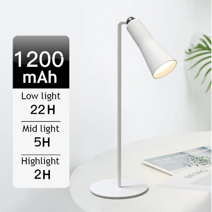 Skanto | Skinnende Orbit Oppladbar Roterende Skrivebordlampe