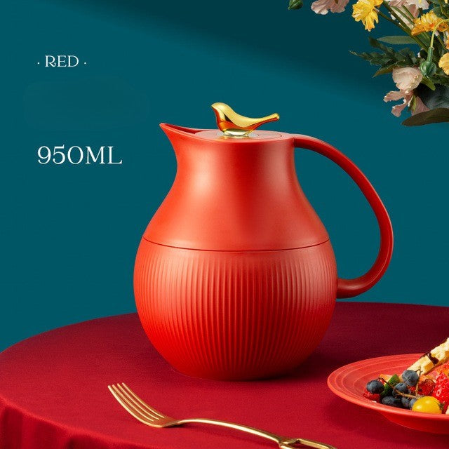 Skanto | ThermoMax | Stor Minimalistisk Isolert Rustfritt Stål Flaske – Dobbelvegget Termoflaske