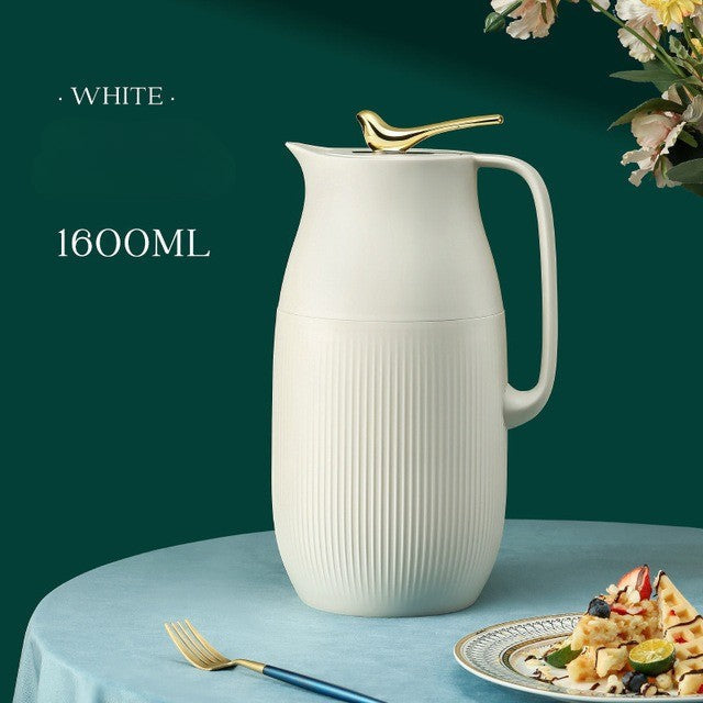 Skanto | ThermoMax | Stor Minimalistisk Isolert Rustfritt Stål Flaske – Dobbelvegget Termoflaske
