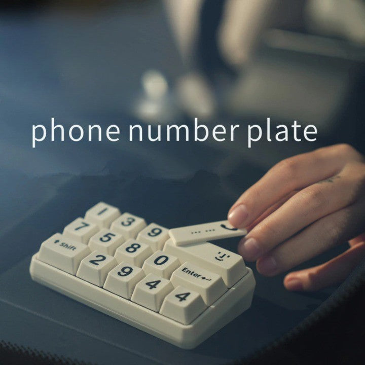 Skanto | Unik Bilhjelper Parkerings Telefonnummer Tastatur